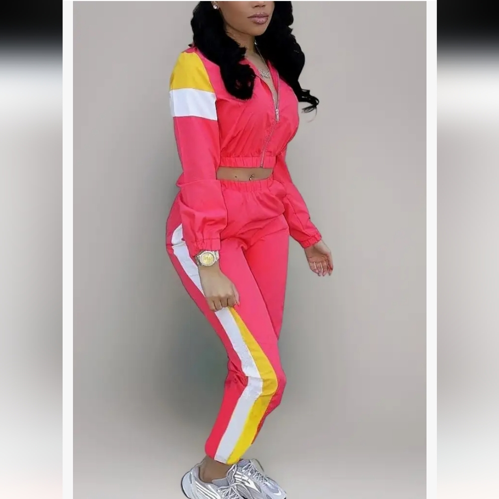 Colorful Women's Tracksuit Set